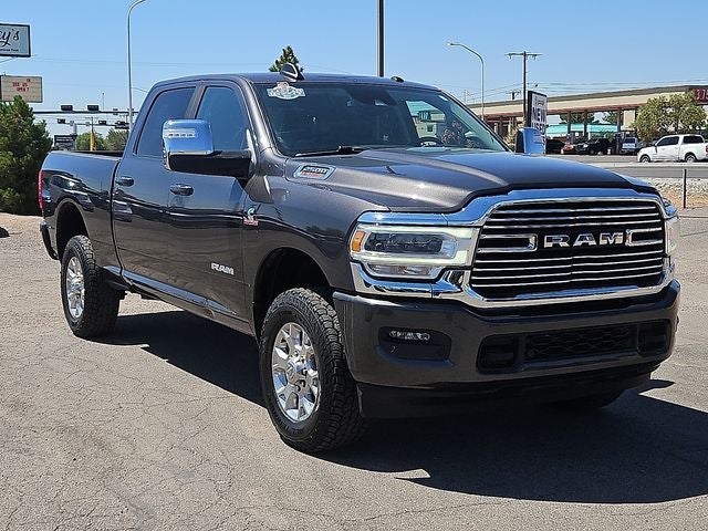 2024 RAM 2500 Laramie in Granite Crystal Metallic Clearcoat — front three-quarter view