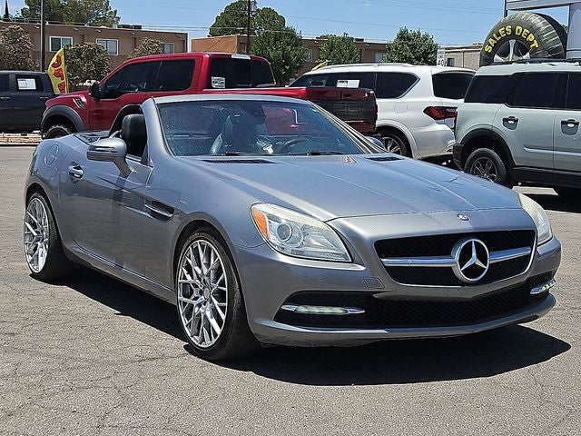 2012 Mercedes-Benz SLK SLK 350 in Iridium Silver Metallic — front three-quarter view